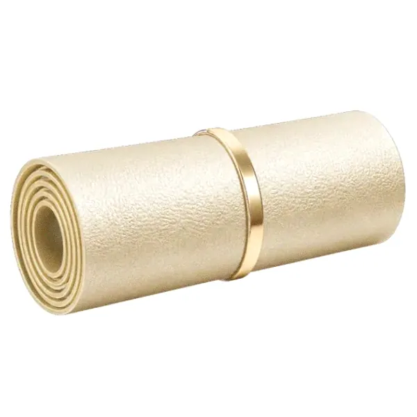Rolled leather mat — Bof