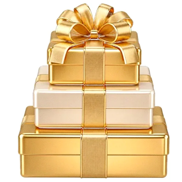 Stacked gift boxes — Bof