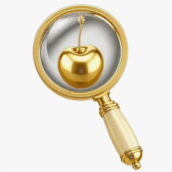 Cherry magnifying glass — Bof