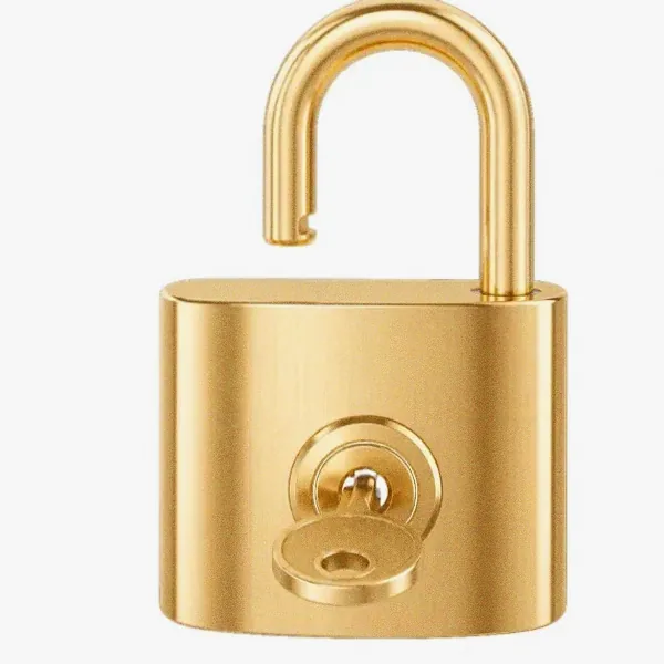 Open padlock — Bof