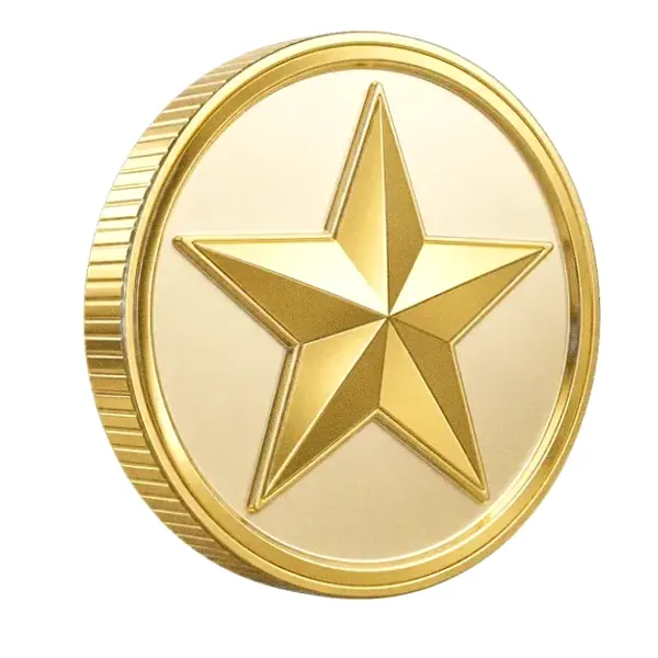 Star-emblem coin — Bof
