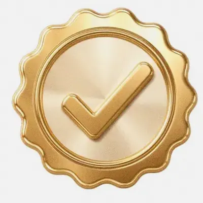 Checkmark badge — Bof