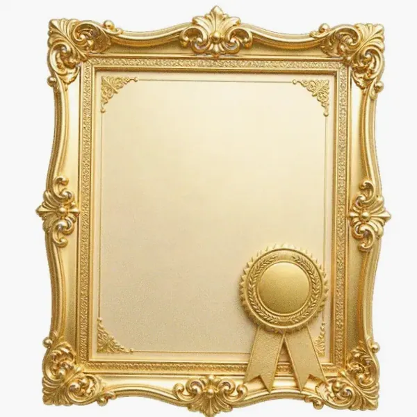 Framed certificate — Bof