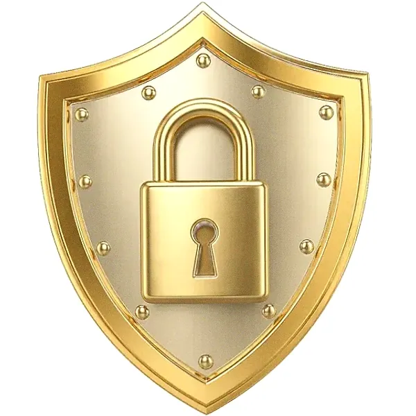 Shield with padlock — Bof