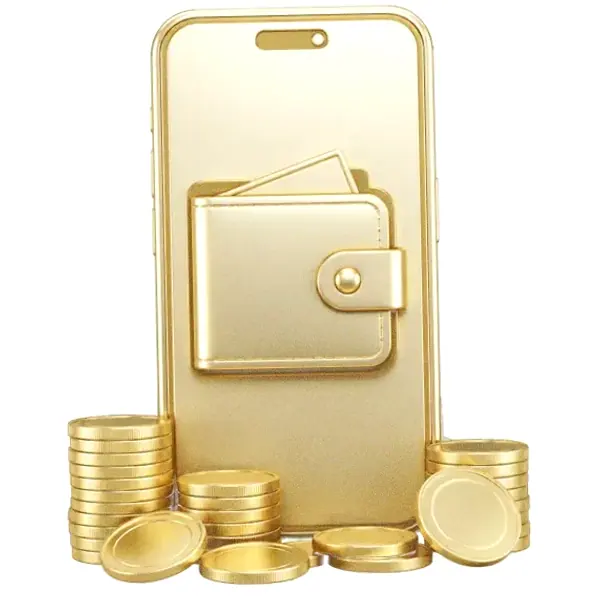 Smartphone with wallet — Bof