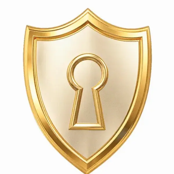 Shield with keyhole — Bof