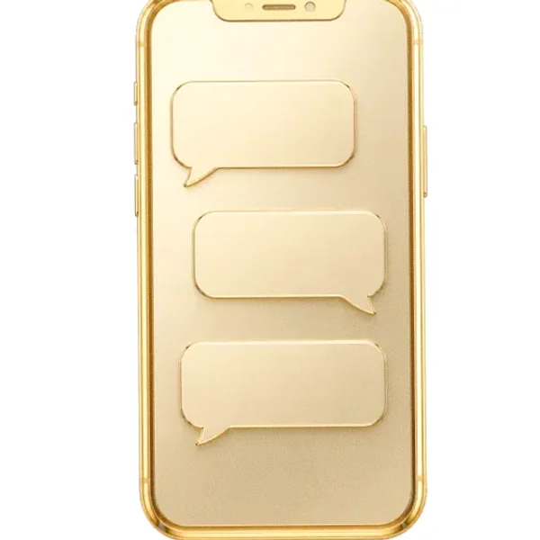 Smartphone with chat bubbles — Bof