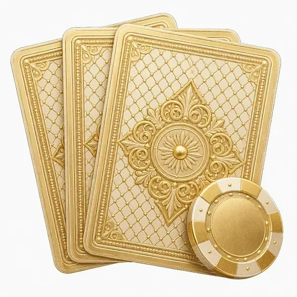 Playing cards and chip — Bof