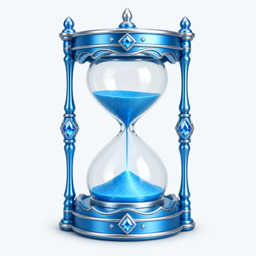 Ornate hourglass — Bof