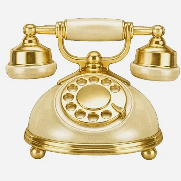 Vintage rotary telephone — Bof
